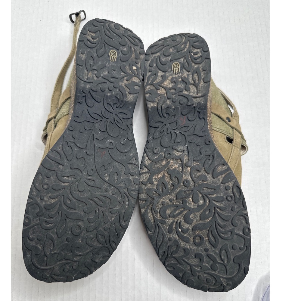 Teva Ventura Women's Clogs Sz 7 Tan Nubuck Suede Sling Back Adj.‎ Strap Casual - Picture 8 of 8